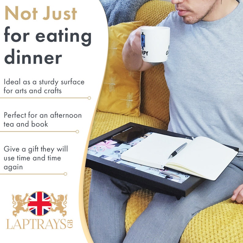 Tuxedo Cats Cushioned Lap Tray Made in the UK Wooden Frame Etsy UK