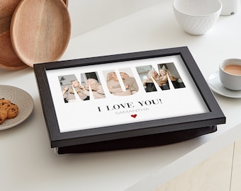 Mum Personalised Lap Tray, Handmade, Mothers Day Gift, Unique, Mums Birthday