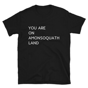 You Are On Amonsoquath Land T-Shirt (sizing runs small)