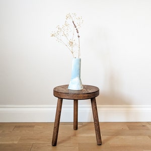 Round Top Stool, Milk Stool, Wooden Display Stool, Plant Stand Indoor, Plant Holder, Round Top Stool, Wood Stool, Plant Holder, Farmhouse