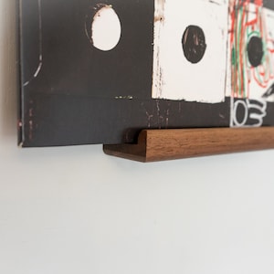 Walnut Record Ledge, Vinyl Wall Mount, Vinyl Display, Vinyl Display Shelf, Album Wall Mount, Vinyl Shelves, Record Mount, Now Spinning