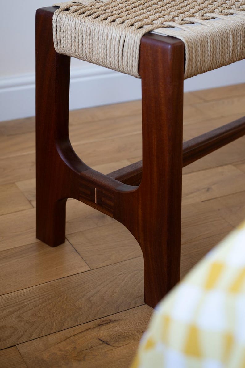 GroveFurnitureByRob Danish Cord Bench - Thumbnail 3