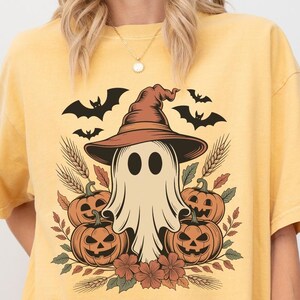 Vintage Ghost Shirt, Vintage Halloween Ghost Tee, Halloween Ghost Shirt, Ghostcore Aesthetic Shirt, Autumn Apparel, Trick or Treat Shirt