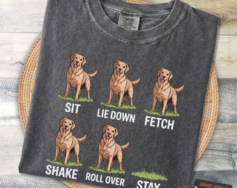 Grappig Golden Retriever-shirt, hondenliefhebber cadeau, Golden Retriever cadeau, Golden Retriever Meme Tee, Lazy Dog Humor,