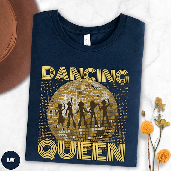 Dancing Queen Tshirt,  70s 80s 90s Vintage Tshirts, Boogie T-shirt, Retro Tshirt, Disco Queen Tshirt, Birthday Shirt, Mother's Day Gift