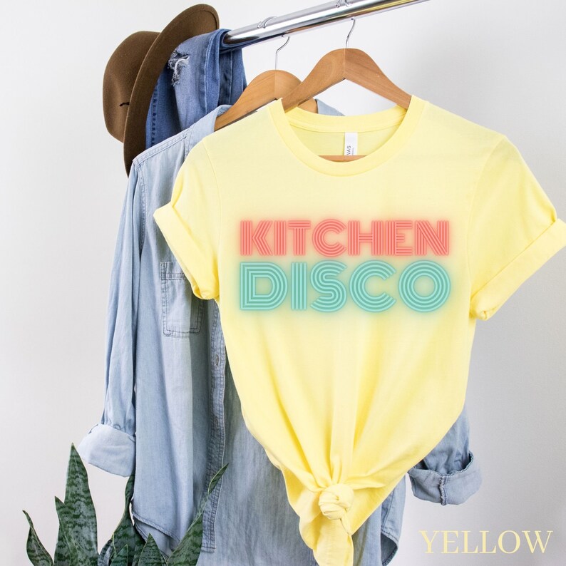 Boogie T-shirt 70s 80s Vintage TShirts Lockdown Gifts Retro Tshirt Disco Ball Tshirt Rave Shirt Birthday Shirt Kitchen Disco Tshirt