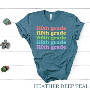 Hello Fifth Grade Shirt, Hello 5th Grade Shirt, Back to School Shirt , Teacher Gift, Gift for Teachers, Teacher Shirt, 5th Grade Teacher