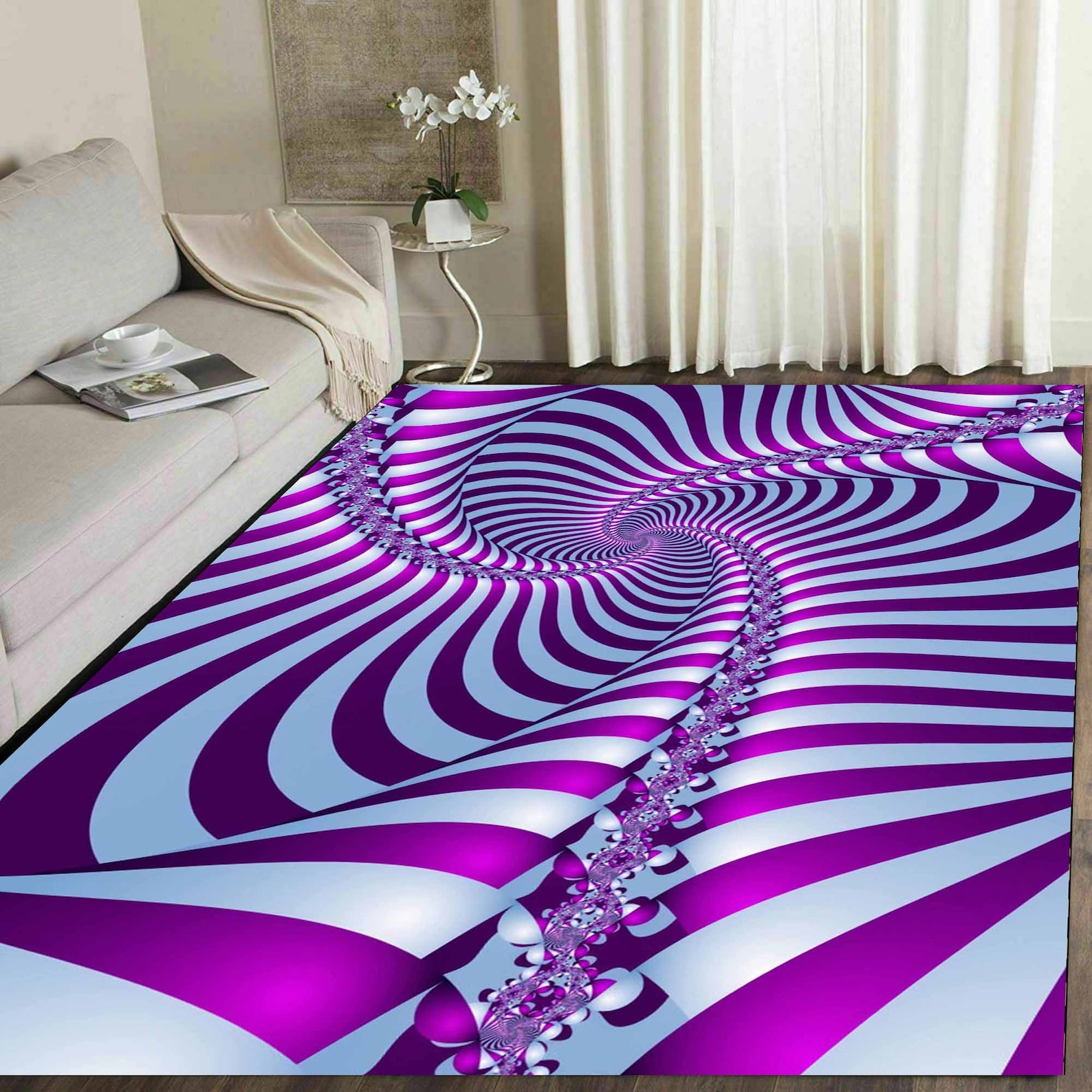 3d Illusion Area Rug 3D Rug Carpet Designer Inspired 3D Etsy
