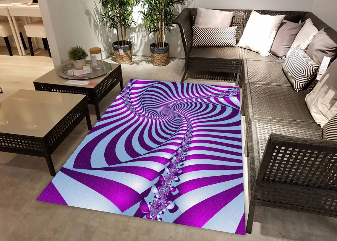 3d Illusion Area Rug 3D Rug Carpet Designer Inspired 3D Etsy