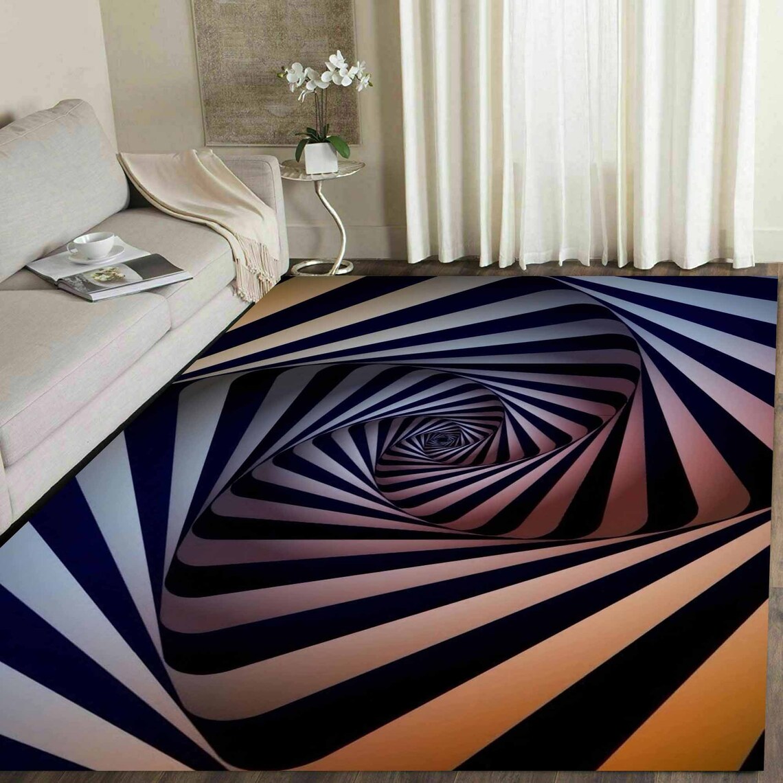 3d Illusion Area Rug 3D Rug Carpet Designer Inspired 3D Etsy
