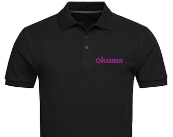 Custom Polo Shirts for Men Id Rather Be Fishing Blue Embroidery Cotton