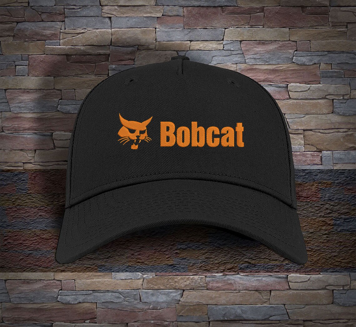 Bobcat Machinery Unisex Embroidered Baseball Cap Fullcap Etsy