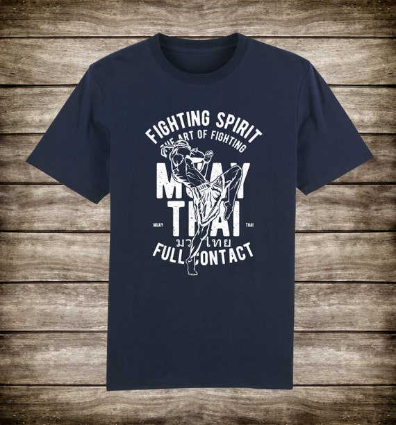 Fighting Spirit Muay Thai Martial Art MMA T-shirt Unisex