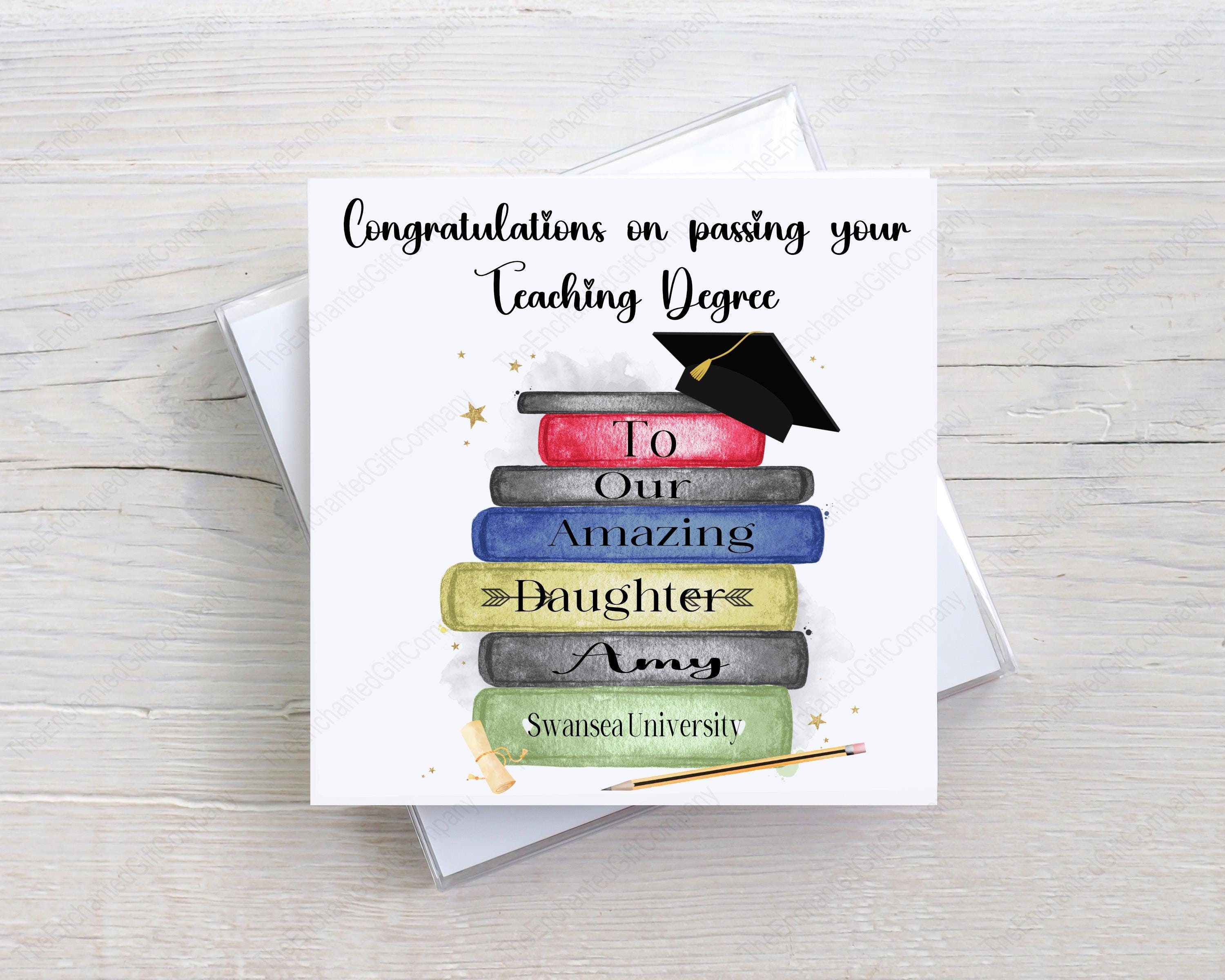 Graduation Card, Congratulations on Your Becoming a Teacher ...