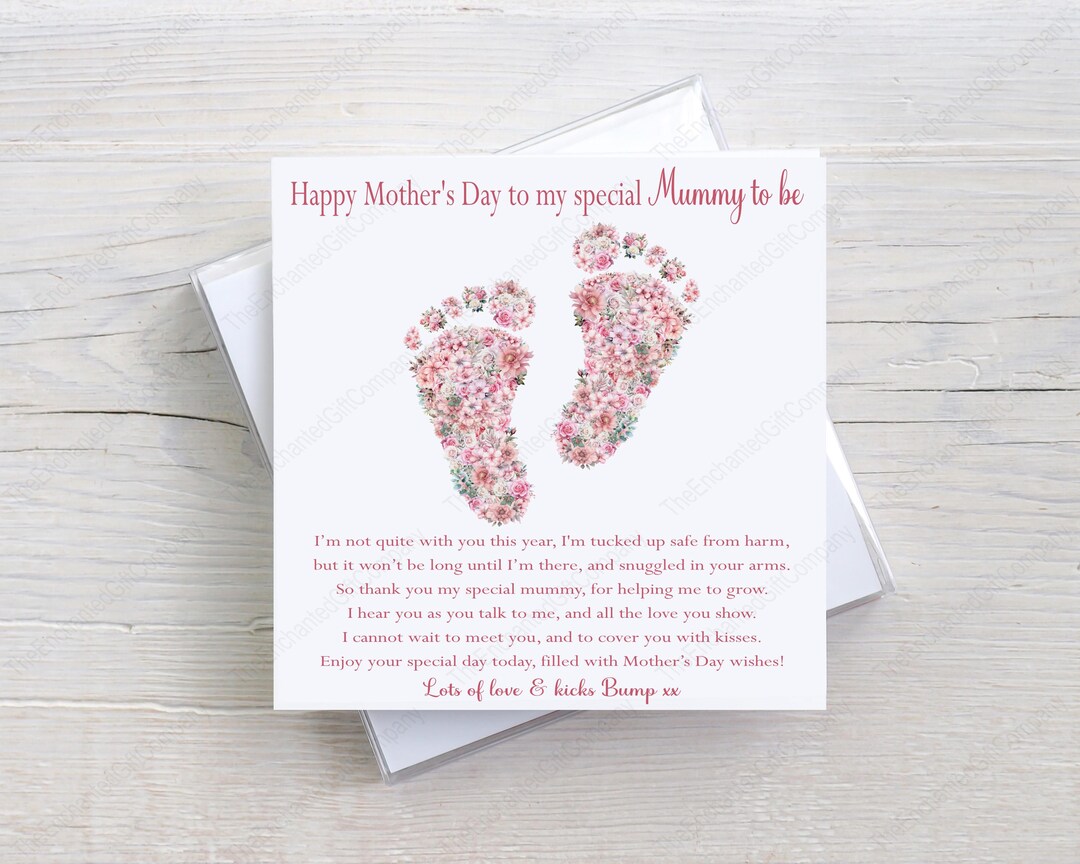 Happy Mother's Day From the Bump Card, New Baby Mummy to Be Mother's ...