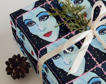 Cher Wrapping Paper 3 Large Sheets Believe Sonny Mamma Mia Moonstruck Turn Back Time Gypsys Tramps Thieves Got You Babe Dark Lady Burlesque