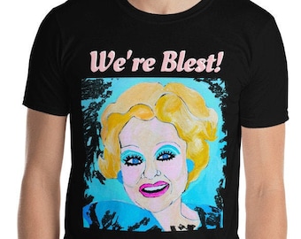 Tammy Faye Shirt Televangelist PTL 700 Club Jim Bakker We&#39;re Blest Heritage USA Minnesota Eyes Messner Pat Robertson Jessica Hahn Christian