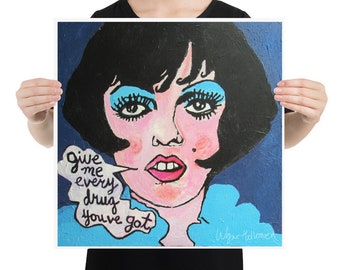 Liza Minnelli Art Print Andy Warhol Diaries Halston 70s Studio 54 Disco Cabaret Berlin Sally Bowles NYC Art Sinatra