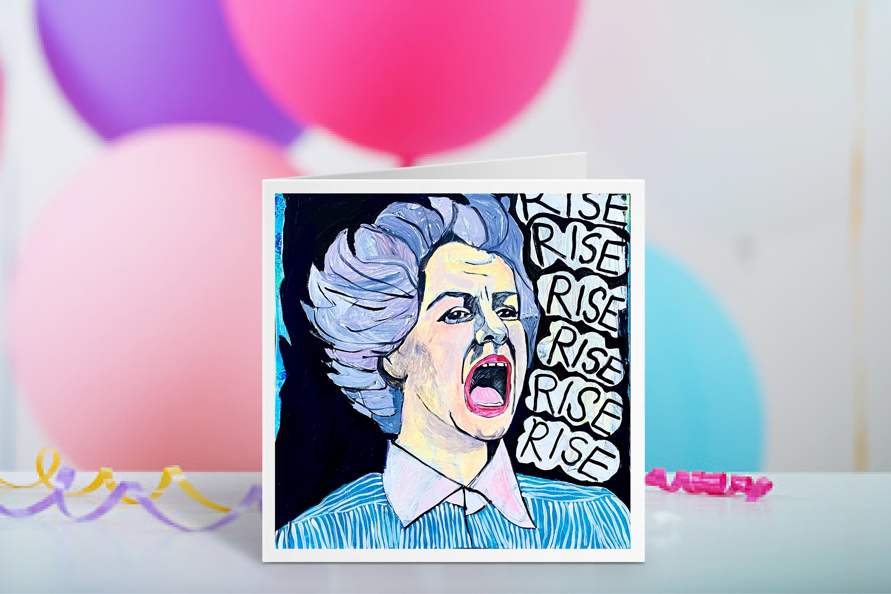 Carte Anniversaire Femme Gâteau Vin Chouchouter Détendre Carte Postale En Vente B2B Pour Votre Magasin