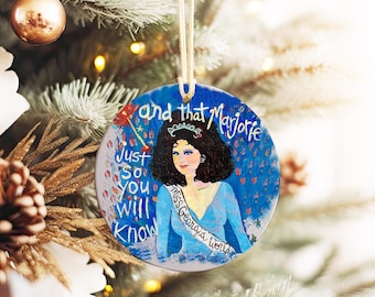 Suzanne Sugarbaker Porcelain Ornament Delta Burke Designing Women Miss Georgia World Julia Southern Belle Interior Design Carter Atlanta