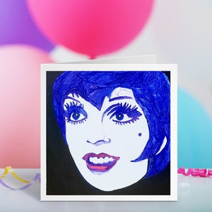 Liza Minnelli Carte d’anniversaire Andy Warhol Diaries Halston 70s Studio 54 Disco Cabaret Berlin Sally Bowles Nyc Pop Art Sinatra