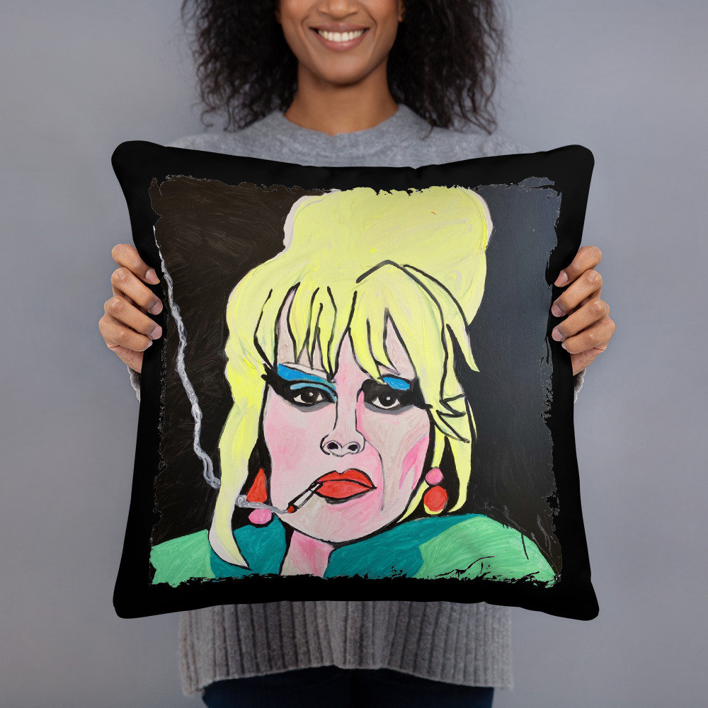 Patsy Absfab Patsy Stone Pillow Absolutely Fabulous Joanna Lumley ABFAB Stoli ...