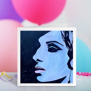 Barbra Birthday Card Funny Girl Fanny Brice Vaudeville Hello Gorgeous Star is Born The Way We Were Vintage 60s Judy Garland Liza Yentl Mandy