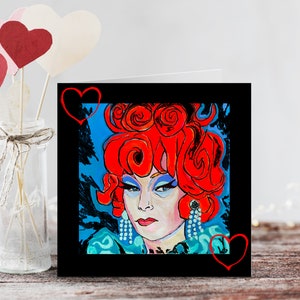 Endora Valentine Card Agnes Moorehead Bewitched Elizabeth Montgomery Paul Lynde Samantha Darrin Stephens Gladys Kravitz Uncle Arthur Witch