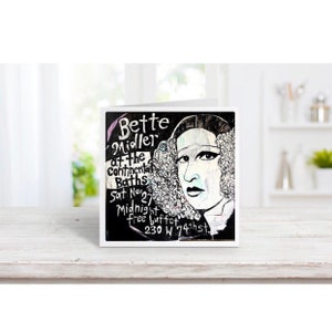 Bette Midler Blank Cards Set Of 10 At Continental Baths Rose Sadie Big Business Beaches Vintage Divine Miss M Hero Hello Dolly Barry Manilow