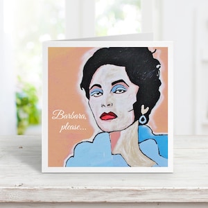 Maman Carte de vœux la plus chère Faye Dunaway Joan Crawford Pas de cintres ne baise pas avec moi Fellas Boys Booze Pepsi Barbara S’il vous plaît Kabuki