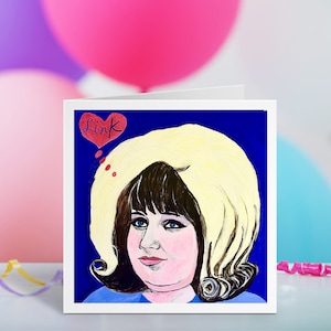 Tracy Turnblad Birthday Card Hairspray Divine Edna John Waters Travolta Harvey Fierstein Ricki Lake Debbie Harry Sonny Bono Zadora Baltimore image 1