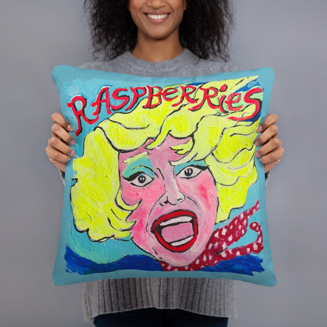 Carol Channing Raspberries Oreiller Complètement Moderne Millie Hello