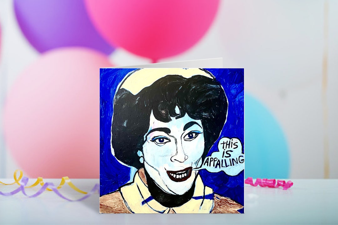 Mommie Dearest Birthday Card Appalling Faye Dunaway Joan Crawford No ...