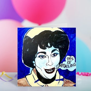 Maman Dearest Carte d’anniversaire épouvantable Faye Dunaway Joan Crawford Pas de cintres de fil Ne baise pas avec moi Fellas Boys Booze Pepsi Barbara