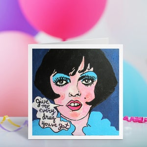 Liza Minnelli Geburtstagskarte Andy Warhol Diaries Halston 70er Jahre Studio 54 Disco Cabaret Berlin Sally Bowles NYC Pop Art Sinatra
