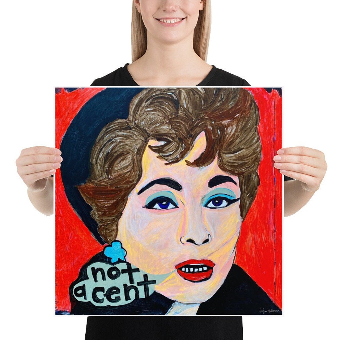 Mommie Dearest Art Print Faye Dunaway Joan Crawford No Wire Hangers Don ...