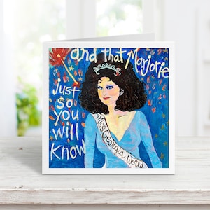 Suzanne Sugarbaker Blank Cards Set of 10 Delta Burke Designing Women Miss Georgia World Julia Southern Belle Diseño de interiores Dixie Carter