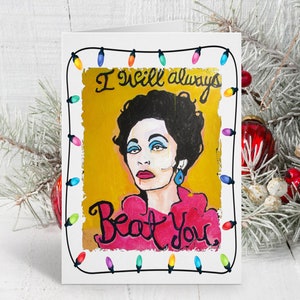 Maman très chère, je te battrai toujours cartes de Noël ensemble de 10