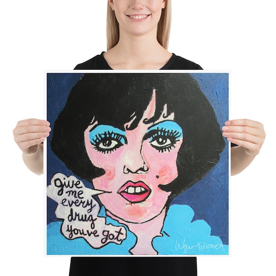 Liza Minnelli Art Print Andy Warhol Diaries Halston 70s