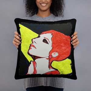 Barbra Pillow Funny Girl Fanny Brice Vaudeville Hello Gorgeous A Star is Born The Way We Were Vintage 60s Judy Garland Liza Lady Gaga