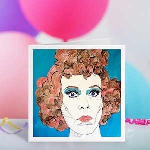 Eunice Higgins Verjaardagskaart Mama's Familie Carol Burnett Show Thelma Harper Betty White Rue McClanahan Ken Berry Harvey Korman Bier Raytown