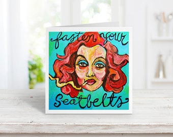 Margo Channing Blank Cards Set Of 10 Bette Davis All About Eve Fasten Seatbelts Marilyn Monroe Anne Baxter Harrington Now Voyager Baby Jane
