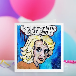 Biglietto d'auguri per Betty Broderick Piccola troia Meredith Baxter Birney Caso penale a vita Omicidi Divorzio Dramma legale Vero crimine San Diego