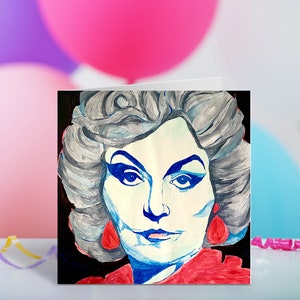 Bea Arthur verjaardagskaart gouden meisjes Dorothy Zbornack Maude Blanche Devereaux Rose Nyland Sophia Petrillo Betty White Jeffersons