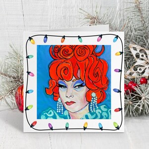 Endora kerstkaarten set van 10 Agnes Moorehead Bewitched Samantha Darrin Tabitha Stephens mevrouw Gladys Kravitz oom Arthur tante Clara Pop