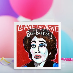 Mommie Dearest Birthday Card Barbara Faye Dunaway Joan Crawford No Wire Hangers Boys Booze Mildred Pierce Tout ce qui est arrivé à bébé seul