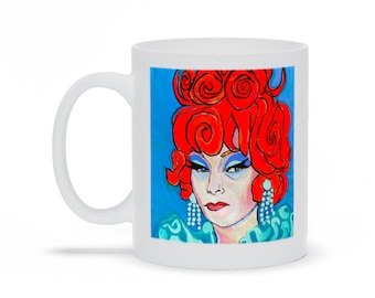 Endora Mug Agnes Moorehead Bewitched Derwood Elizabeth Montgomery Paul Lynde Samantha Darrin Stephens Gladys Kravitz Uncle Arthur Aunt Clara