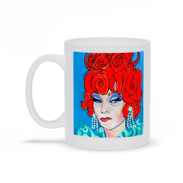 Endora Derwood Mug by Wayne Hollowell Agnes Moorehead Bewitched Samantha Darrin Tabitha Stephens Gladys Kravitz Uncle Arthur Paul Lynde E101