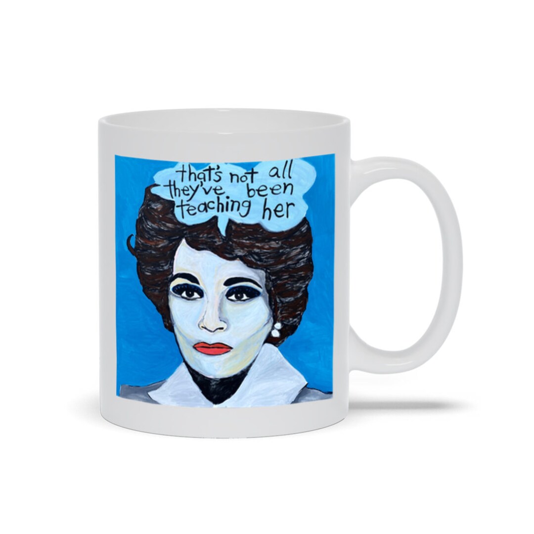 Mommie Dearest Mug Teaching Faye Dunaway Joan Crawford No Wire Hangers ...