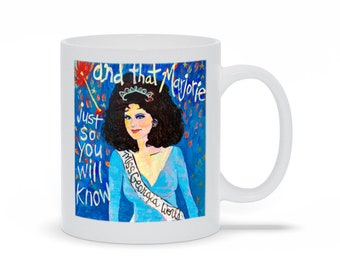 Suzanne Sugarbaker Mug Delta Burke Designing Women Miss Georgia World Julia Southern Belle Interior Design Dixie Carter Atlanta Marjorie